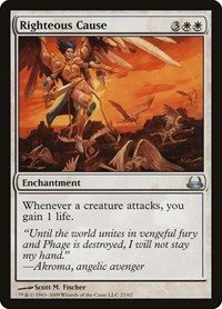 Righteous Cause - Duel Decks: Divine vs. Demonic - Magic: The Gathering card