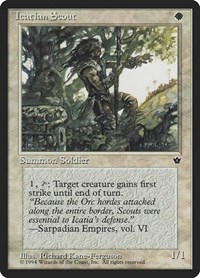 Icatian Scout (Kane-Ferguson) - Fallen Empires - Magic: The Gathering card