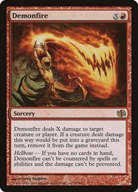 Demonfire - Duel Decks: Jace vs. Chandra - Magic: The Gathering card
