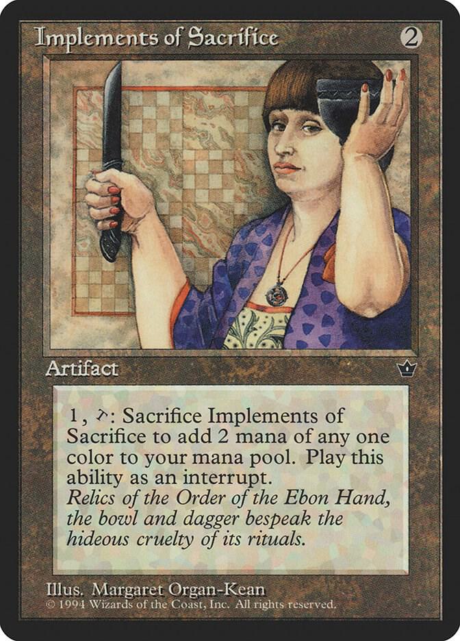 Implements of Sacrifice - Fallen Empires - Magic: The Gathering -  TCGplayer.com