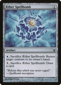 Aether Spellbomb - Archenemy - Magic: The Gathering card