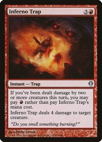Inferno Trap - Archenemy - Magic: The Gathering card