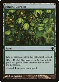 Khalni Garden - Archenemy - Magic: The Gathering card