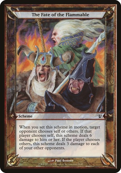 The Fate of the Flammable (Archenemy)