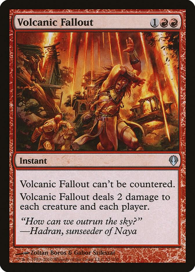 Volcanic Fallout 51 card