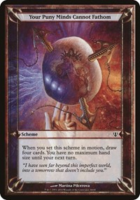 Your Puny Minds Cannot Fathom (Archenemy) - Oversize Cards - Magic: The Gathering card