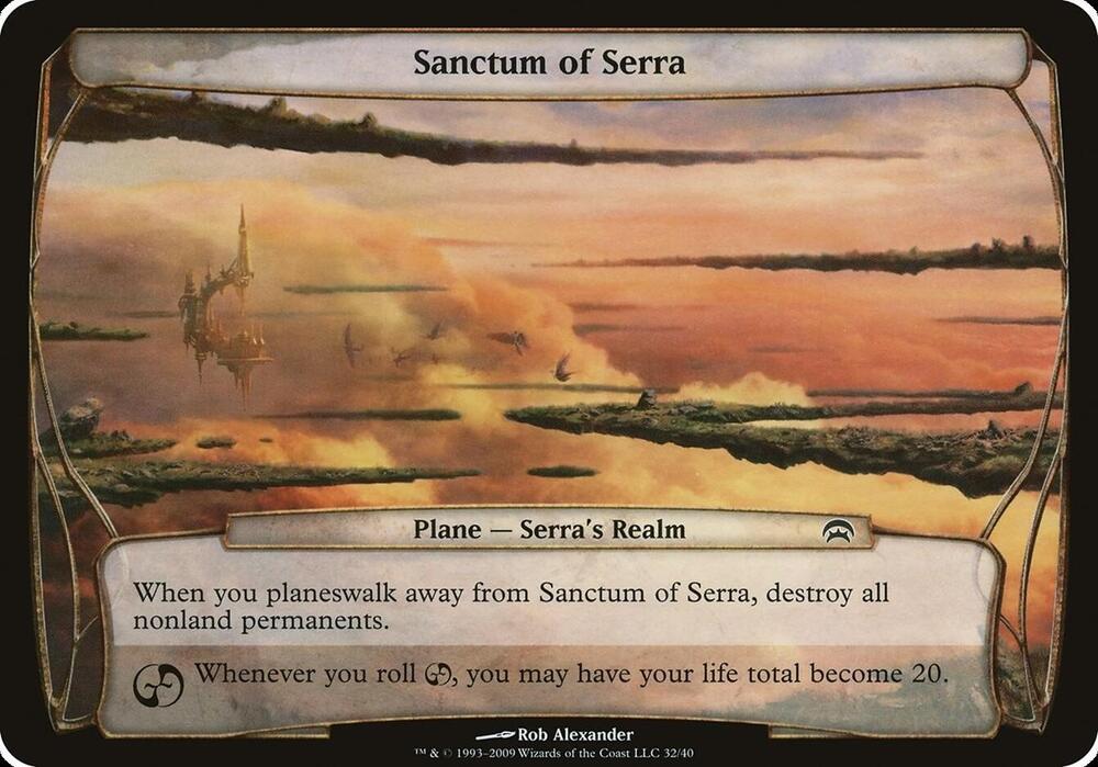 Sanctum of Serra (Planechase) - Oversize Cards - Magic: The