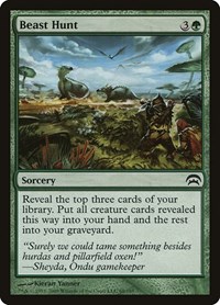 Beast Hunt - Planechase - Magic: The Gathering card
