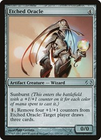Etched Oracle - Planechase - Magic: The Gathering card