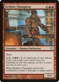 Keldon Champion - Planechase - Magic: The Gathering card
