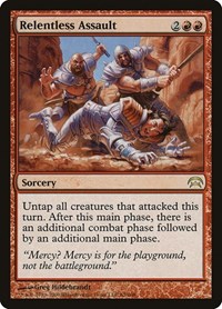 Relentless Assault - Planechase - Magic: The Gathering card