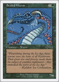 Scaled Wurm - Beatdown Box Set - Magic: The Gathering card