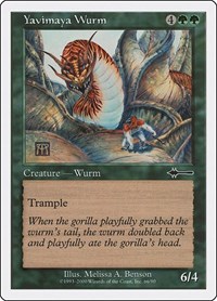 Yavimaya Wurm - Beatdown Box Set - Magic: The Gathering card
