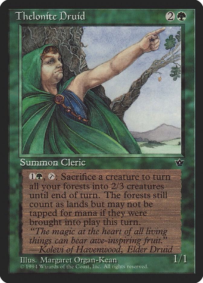 Thelonite Druid - Fallen Empires - Magic: The Gathering - TCGplayer.com