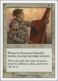 Seasoned Marshal - Battle Royale Box Set - Magic: The Gathering card