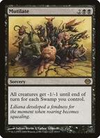 mutilate mtg card Magic: the Gathering - (102) All creatures get Mutilate - Universes Beyond: Warhammer