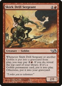 Skirk Drill Sergeant - Duel Decks: Elves vs. Goblins - Magic: The Gathering card