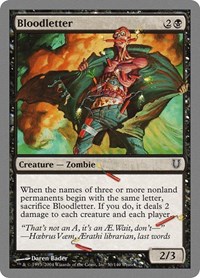 Bloodletter - Unhinged - Magic: The Gathering card