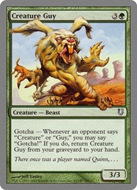 Creature Guy - Unhinged - Magic: The Gathering card