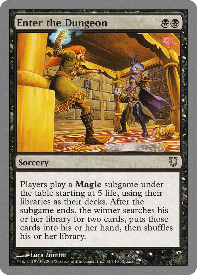 Enter the Dungeon - Unhinged - Magic: The Gathering - TCGplayer.com
