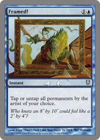 Framed! - Unhinged - Magic: The Gathering card