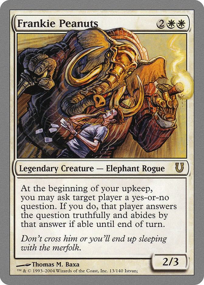 Frankie Peanuts - Unhinged - Magic: The Gathering - TCGplayer.com