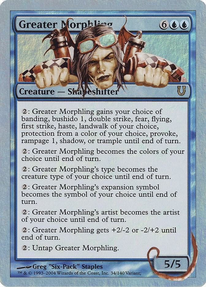 Greater Morphling - Unhinged - Magic: The Gathering - TCGplayer.com