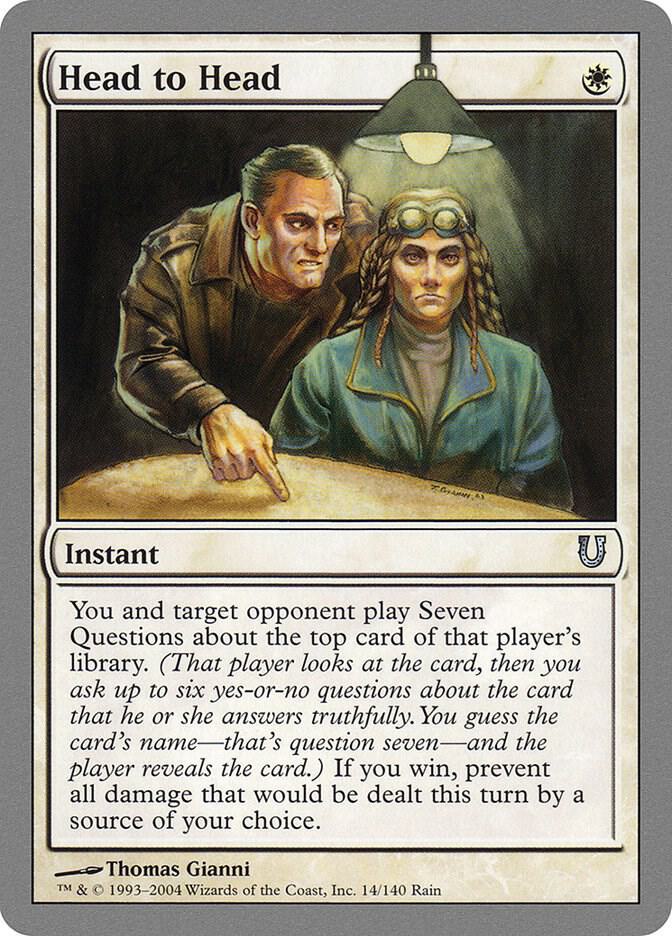 Head to Head - Unhinged - Magic: The Gathering - TCGplayer.com Head to Head - Unhinged - Magic: The Gathering - TCGplayer.com