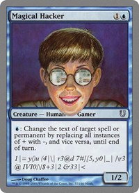 Magical Hacker - Unhinged - Magic: The Gathering card