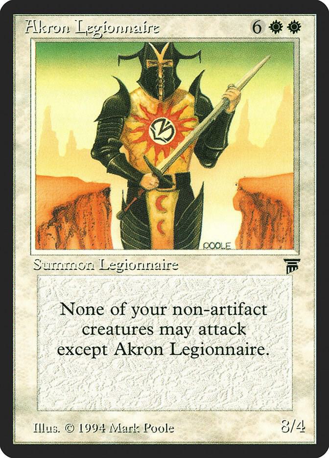 Akron Legionnaire - Legends - Magic: The Gathering - TCGplayer.com