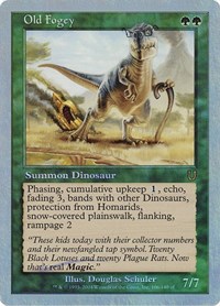 Old Fogey - Unhinged - Magic: The Gathering card