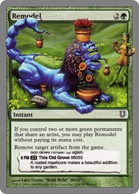 Remodel - Unhinged - Magic: The Gathering card