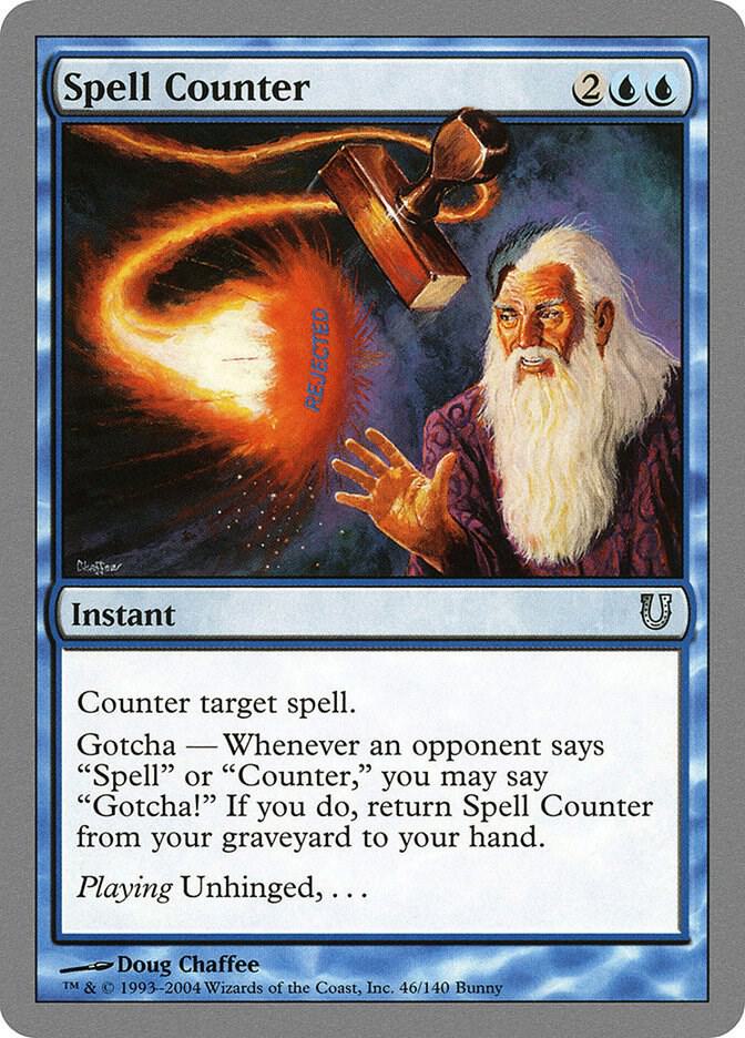 Spell Counter - Unhinged - Magic: The Gathering