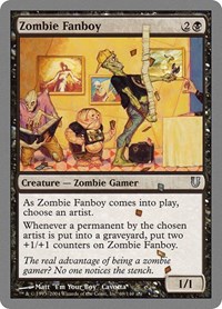 Zombie Fanboy - Unhinged - Magic: The Gathering card