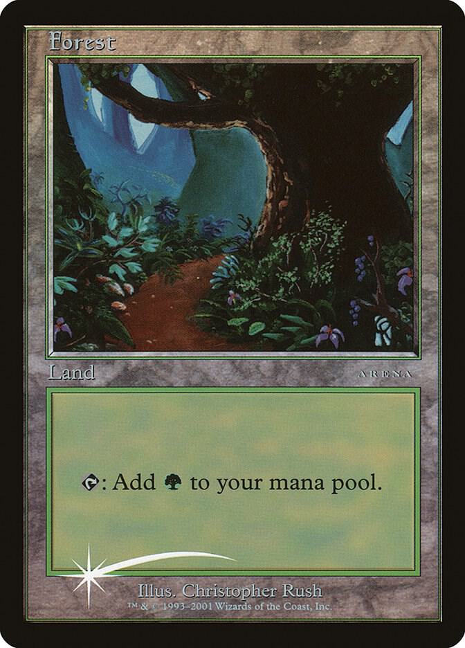Forest (2001 Beta) - Arena Promos - Magic: The Gathering