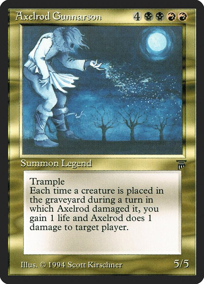 Axelrod Gunnarson - Legends - Magic: The Gathering - TCGplayer.com