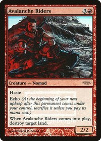 Avalanche Riders - FNM Promos - Magic: The Gathering card
