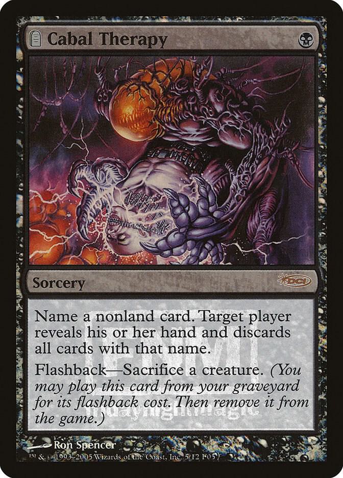 ★【Foil】陰謀団式療法/Cabal Therapy/4枚(FNM)DCI Cabal Therapy - FNM Promos - Magic: The Gathering