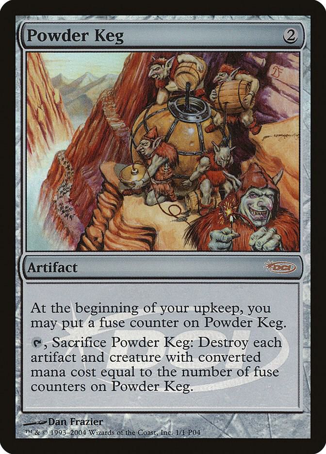 Powder Keg 火薬樽 foil mtg Powder Keg - Magic Player Rewards - Magic: The Gathering
