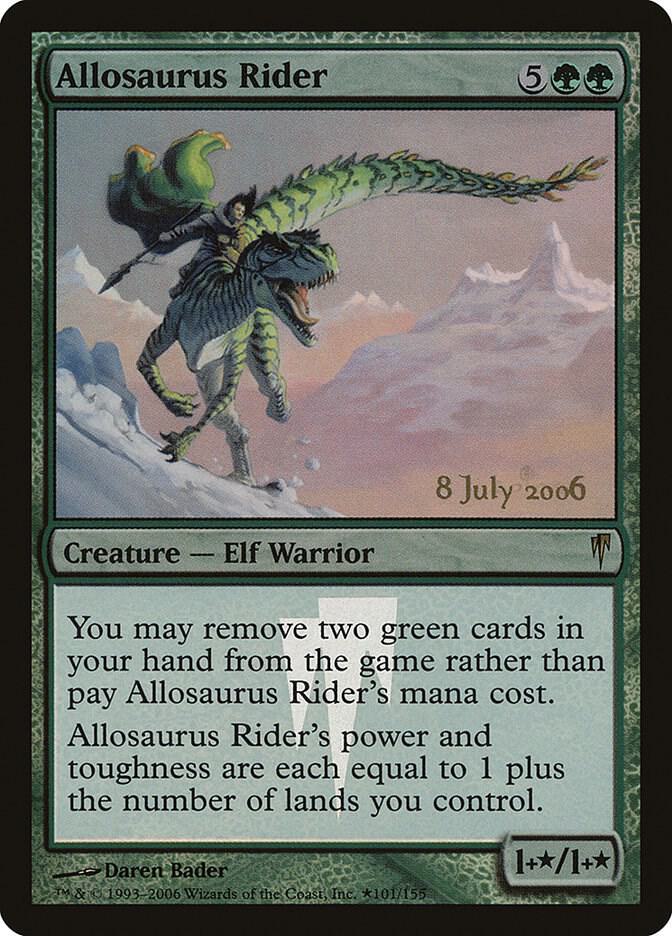 Allosaurus Rider - Prerelease Cards - Magic: The Gathering