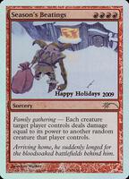 MTG Season’s Beatings ホリデー プロモ foil 09 MTG Season's Beatings ホリデー プロモ foil 09 - メルカリ