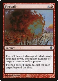 Fireball - Premium Deck Series: Fire and Lightning - Magic: The Gathering card