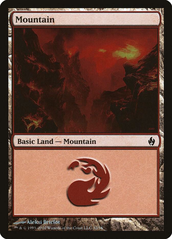 Mountain (32) - Premium Deck Series: Fire and Lightning - Magic
