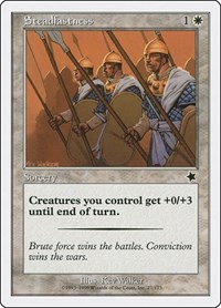 Steadfastness - Starter 1999 - Magic: The Gathering card