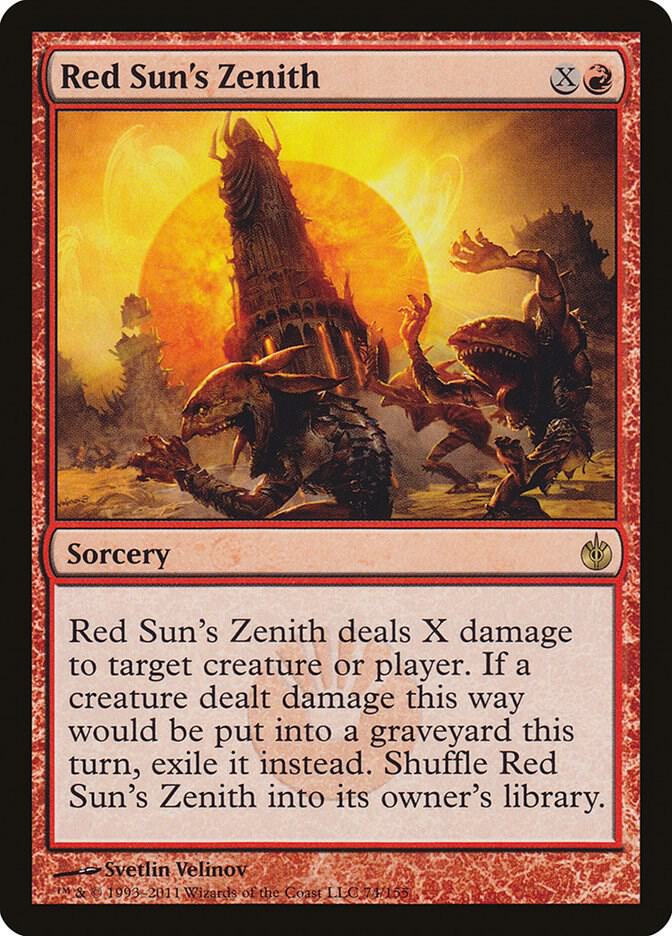 Red Sun's Zenith - Mirrodin Besieged - Magic: The Gathering