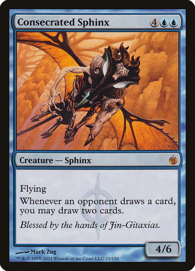 Consecrated Sphinx - Mirrodin Besieged - Magic: The Gathering