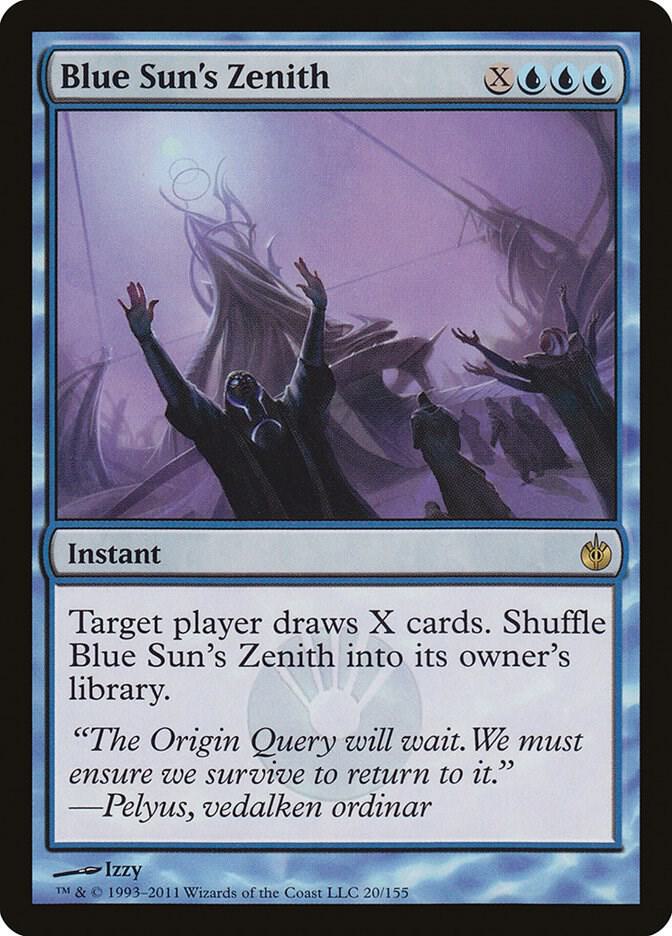 【MTG】あお  Blue Sun's Zenith - Mirrodin Besieged - Magic: The Gathering