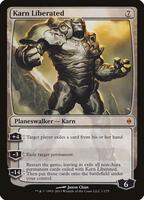 mtg 解放された者、カーン foil版 PTプロモ mtg 解放された者、カーン foil版 PTプロモ