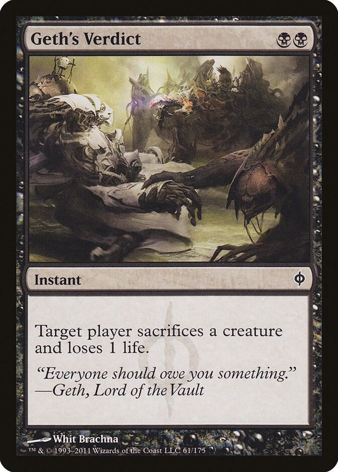 Geth's Verdict - New Phyrexia - Magic: The Gathering - TCGplayer.com