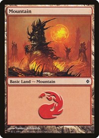 Mountain (172) - New Phyrexia - Magic: The Gathering card